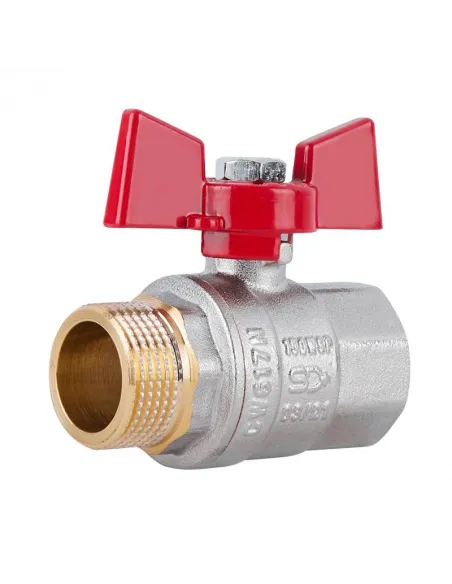 Кран шаровой прямой SD Plus ВН SD607NW20PN40 3/4 дюйма - 1