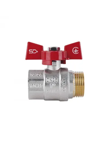 Кран шаровой прямой SD Plus ВН SD607NW25PN40 1 дюйм - 3