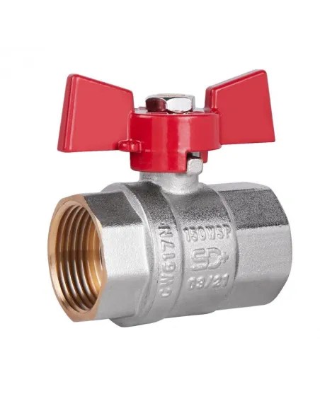 Кран шаровой прямой SD Plus ВР SD602NW25PN40 1 дюйм - 1