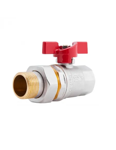 Кран шаровой прямой с американкой SD Plus ВН SD220W15 1/2 дюйма - 1