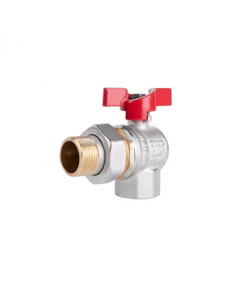 Кран кульовий кутовий з американкою SD Plus ВН SD222W20 3/4 дюйми - 1