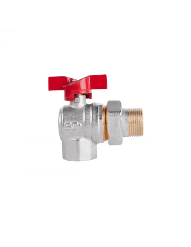 Кран кульовий кутовий з американкою SD Plus ВН SD222W20 3/4 дюйми - 3