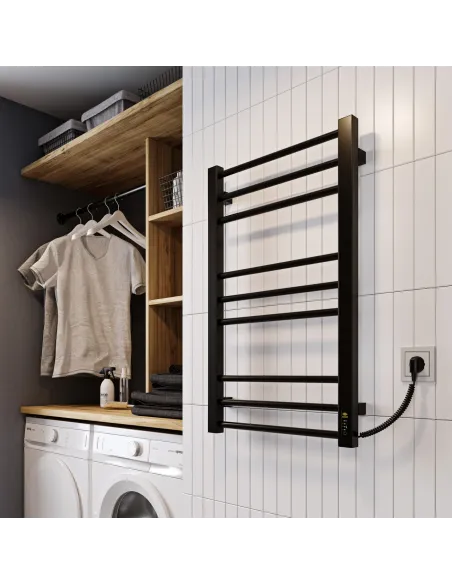 Полотенцесушитель электрический Kosser Стэп 1200х500/20 ER черный - 3