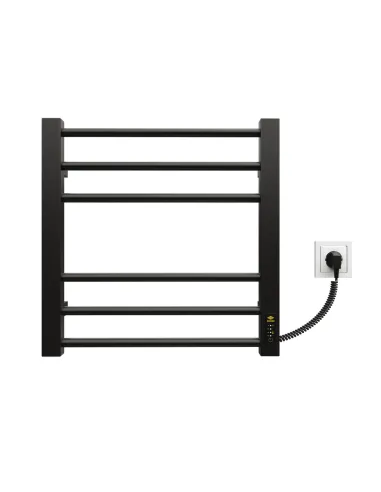Полотенцесушитель электрический Kosser Стэп 500х500/6 ER черный - 2