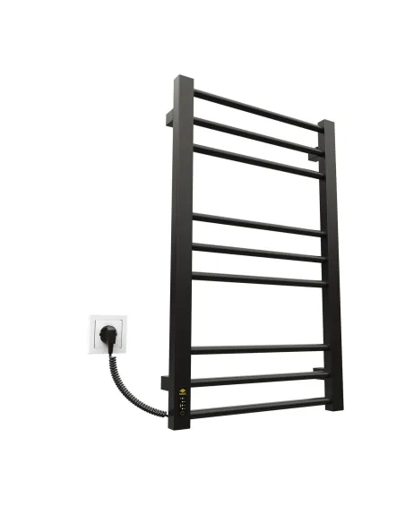 Полотенцесушитель электрический Kosser Стэп 800х500/9 EL черный - 1