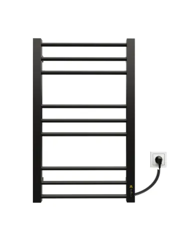 Полотенцесушитель электрический Kosser Стэп 800х500/9 ER черный - 2