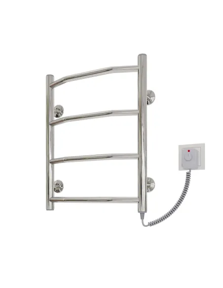 Полотенцесушитель электрический Kosser Трапеция 500х400/4 ЕR, нержавеющая сталь - 1