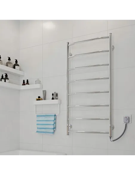 Полотенцесушитель электрический Kosser Трапеция 500х400/4 ЕR, нержавеющая сталь - 3