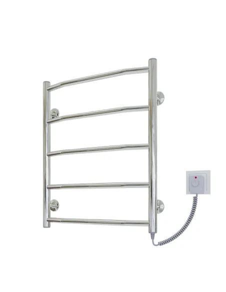 Полотенцесушитель электрический Kosser Трапеция 600х400/5 ЕR, нержавеющая сталь - 1