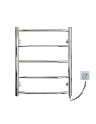 Полотенцесушитель электрический Kosser Трапеция 600х400/5 ЕR, нержавеющая сталь - 2