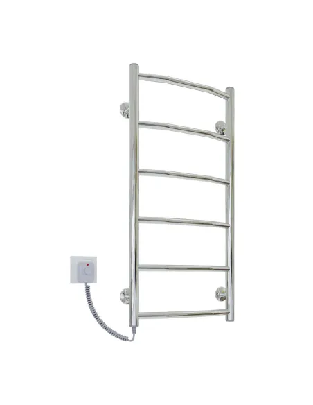 Полотенцесушитель электрический Kosser Трапеция 800х400/6 ЕL, нержавеющая сталь - 1