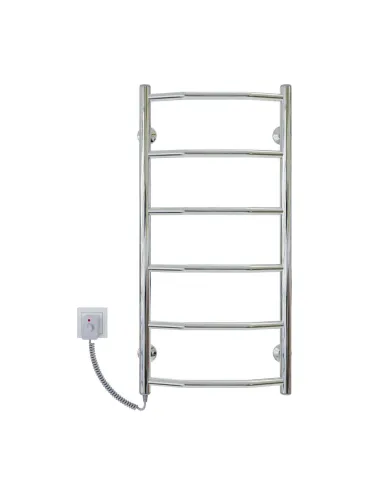 Полотенцесушитель электрический Kosser Трапеция 800х400/6 ЕL, нержавеющая сталь - 2