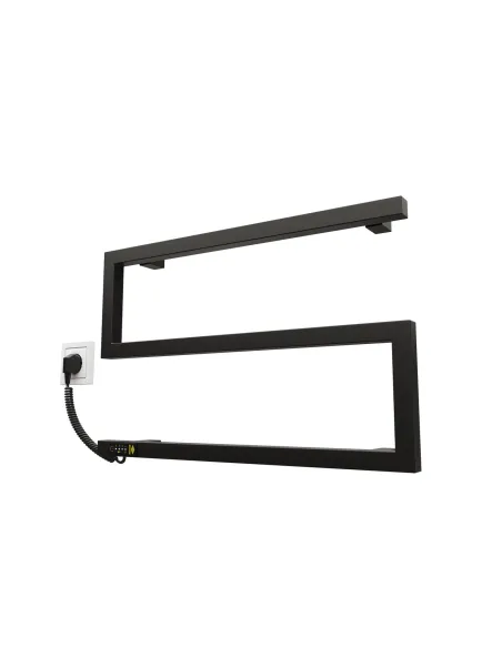 Полотенцесушитель электрический Kosser Зета 350х550 EL черный - 1