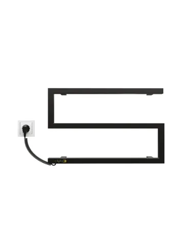 Полотенцесушитель электрический Kosser Зета 350х550 EL черный - 2