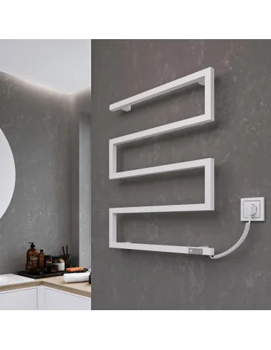 Полотенцесушитель электрический Kosser Зета 350х550 ER белый - 4