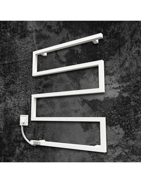 Полотенцесушитель электрический Kosser Зета 685х550 EL белый - 1