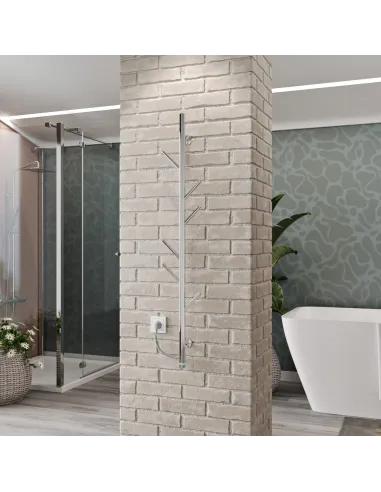 Полотенцесушитель электрический Kosser Стойка 1200х30 ЕLR, с регулятором - 4