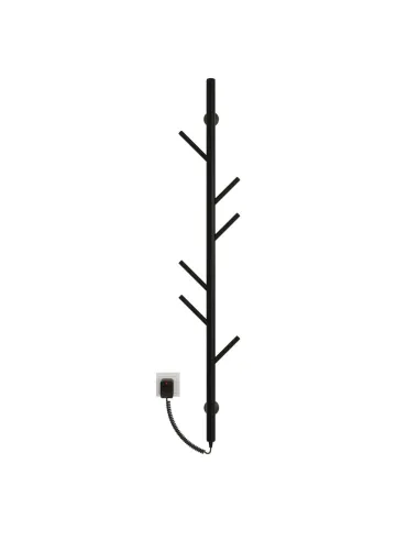 Полотенцесушитель электрический Kosser Стойка 1200х30 ЕLR, черный, нержавеющая сталь - 2