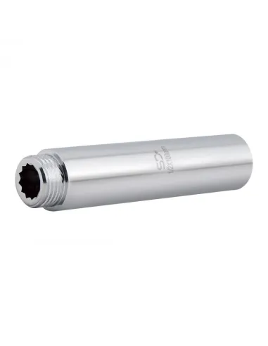 Удлинитель латунный SD Plus SD13015100 хром, 100 мм х 1/2 дюйма - 1