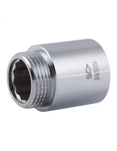 Удлинитель латунный SD Plus SD1302030 хром, 30 мм х 3/4 дюйма - 1