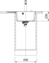 Мойка кухонная прямоугольная Franke CNG 611-62 TL бежевый - 3
