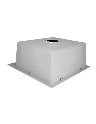 Мийка кухонна металева квадратна Lidz Brush Grey H5050G 3.0/0.8 мм, 500х500х220 мм - 5