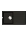 Мийка кухонна кам`яна Vankor Easy EMP 02.76 Black 750х435 мм, прямокутна, чорна - 1