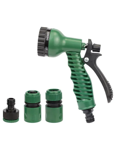 Пистолет для полива Grad 5012525 7 режимов, ABS, пластик, 2 коннектора и адаптер - 1