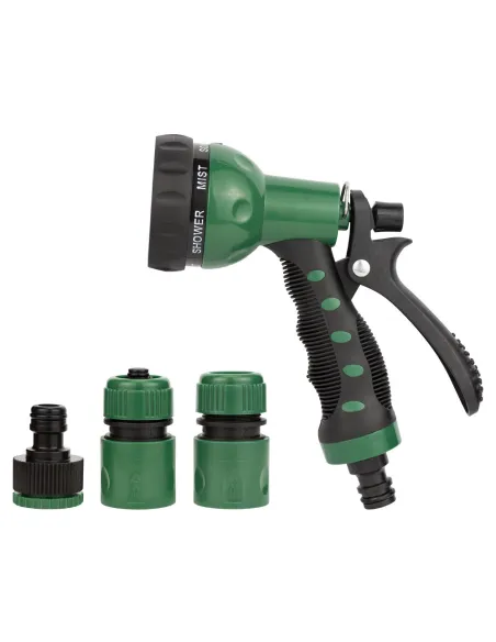 Пистолет для полива Grad 5012505 7 режимов, ABS, TPR, пластик, 2 коннектора и адаптер - 1