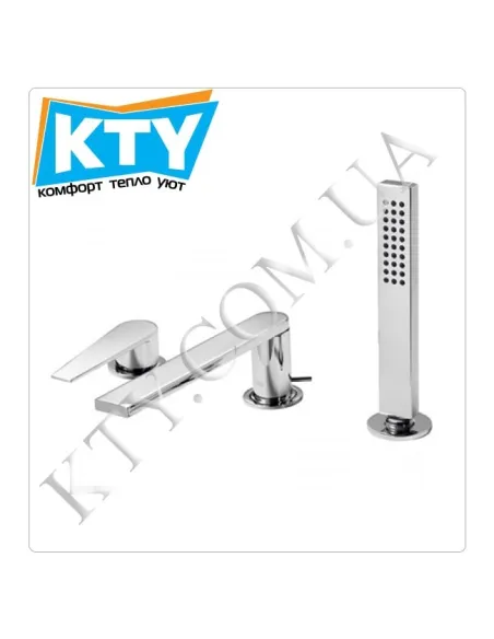 Смеситель для ванны врезной с душем Tres Class-Tres 205.161.03 хром - 1