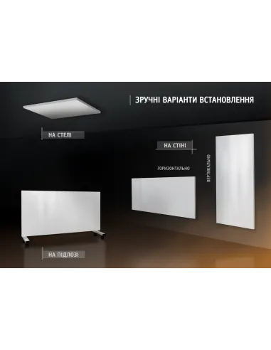 Металокерамічний обігрівач Uden-S UDEN-500 D універсал з ДУ - 2