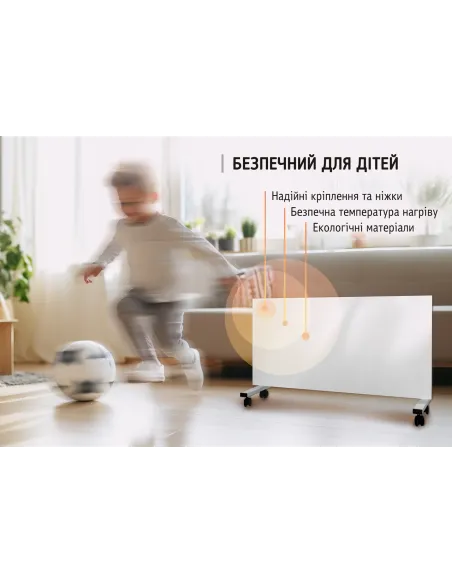 Металокерамічний обігрівач Uden-S UDEN-500 D універсал з ДУ - 4