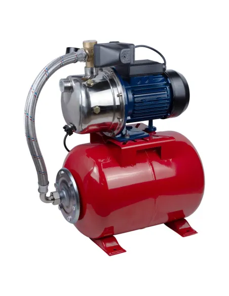 Насосна станція Wetron 775052/24 0.75 кВт, бак 24 літри, нержавіюча сталь - 1