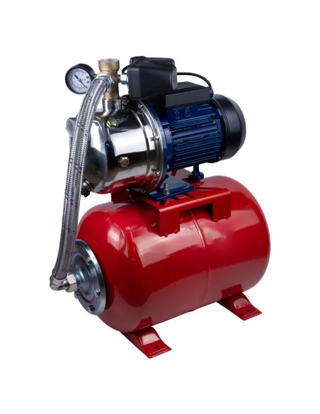 Насосная станция Wetron 775054/24 1.1 кВт, бак 24 литра, нержавеющая сталь - 1