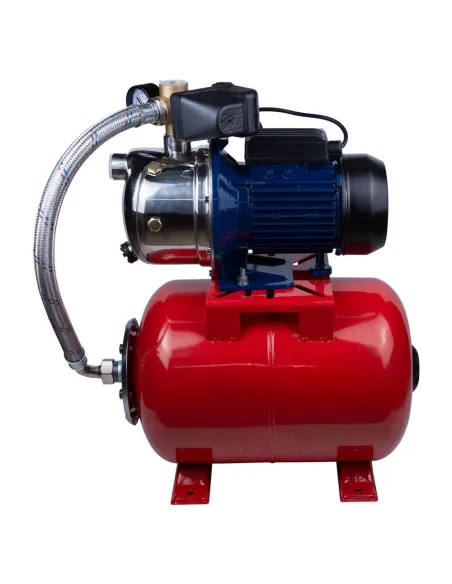 Насосная станция Wetron 775054/24 1.1 кВт, бак 24 литра, нержавеющая сталь - 2