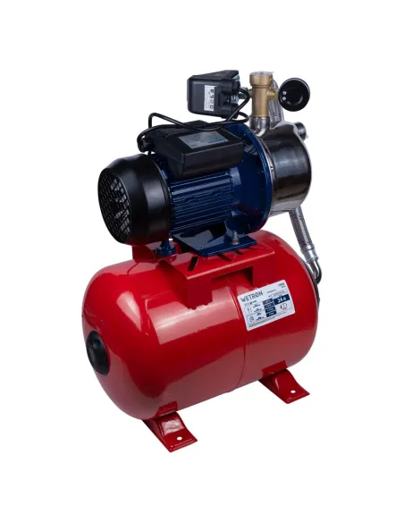 Насосная станция Wetron 775054/24 1.1 кВт, бак 24 литра, нержавеющая сталь - 3