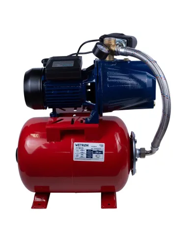 Насосная станция Wetron 775038/24 1.1 кВт, бак 24 литра - 4