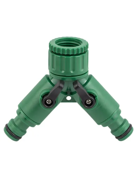 Кран розподільний з адаптерами Grad 5016885 2 - а виходу, внутрішнє різьблення 1/2 дюйми 3/4 дюйми, ABS - 1