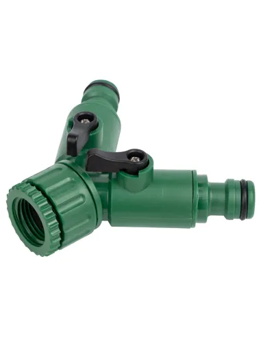 Кран розподільний з адаптерами Grad 5016885 2 - а виходу, внутрішнє різьблення 1/2 дюйми 3/4 дюйми, ABS - 2