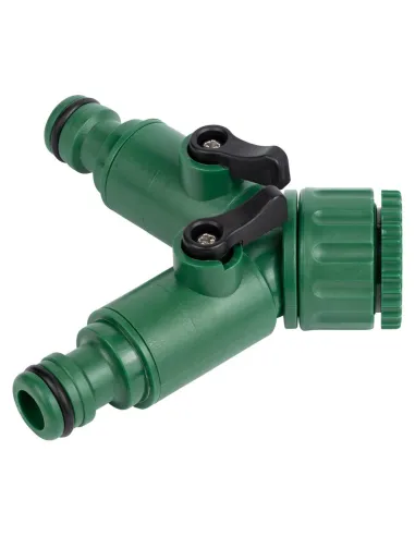 Кран розподільний з адаптерами Grad 5016885 2 - а виходу, внутрішнє різьблення 1/2 дюйми 3/4 дюйми, ABS - 3