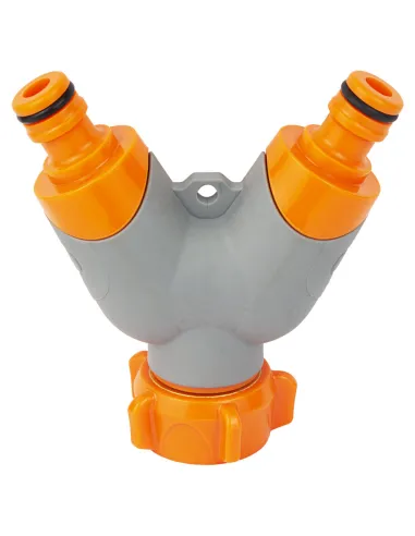 Кран распределительный с адаптерами Flora 5016614 2 выхода ABS+TPR - 7