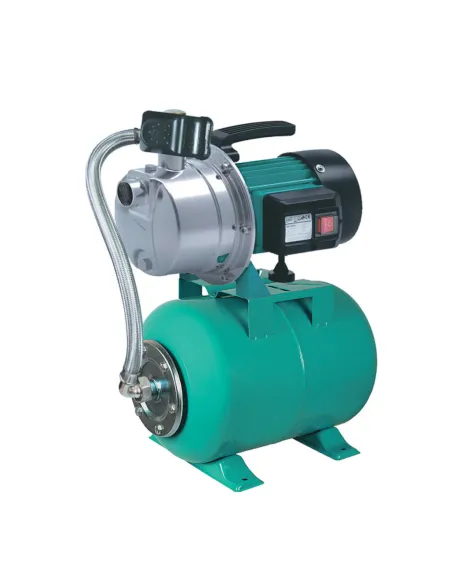 Насосна станція Leo 775313/24 1 кВт, бак 24 літри, нержавіюча сталь - 1