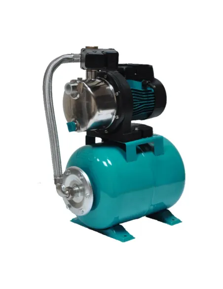 Насосная станция Leo 775318/24 1.1 кВт, бак 24 литра, нержавеющая сталь - 1