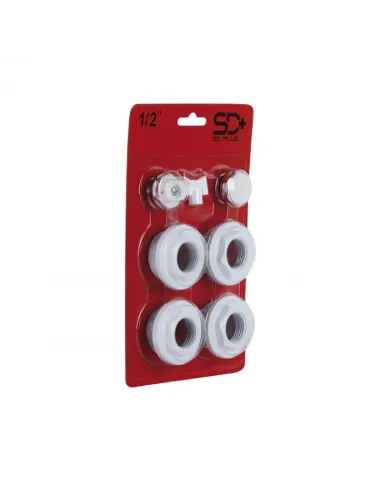 Комплект футорок секційного радіатора SD Plus SD11115 1/2 х 1 дюйм - 2