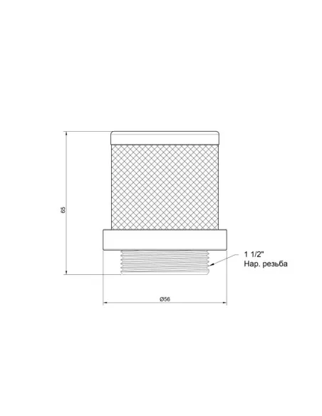 Сетка обратного клапана SD Plus SD245W40 1 1/2 дюйма - 2