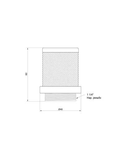 Сетка обратного клапана SD Plus SD245W32 1 1/4 дюйма - 2