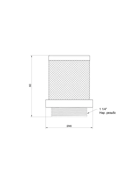Сетка обратного клапана SD Plus SD245W32 1 1/4 дюйма - 2 Сетка обратного клапана SD Plus SD245W32 1 1/4 дюйма - 2