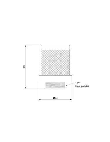 Сетка обратного клапана SD Plus SD245W15 1/2 дюйма - 2