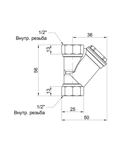 Фильтр грубой очистки SD Plus SD124W15 1/2 дюйма - 2