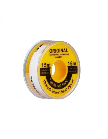 Фум стрічка тефлонова SD Plus SD262YW15 15 метрів - 1